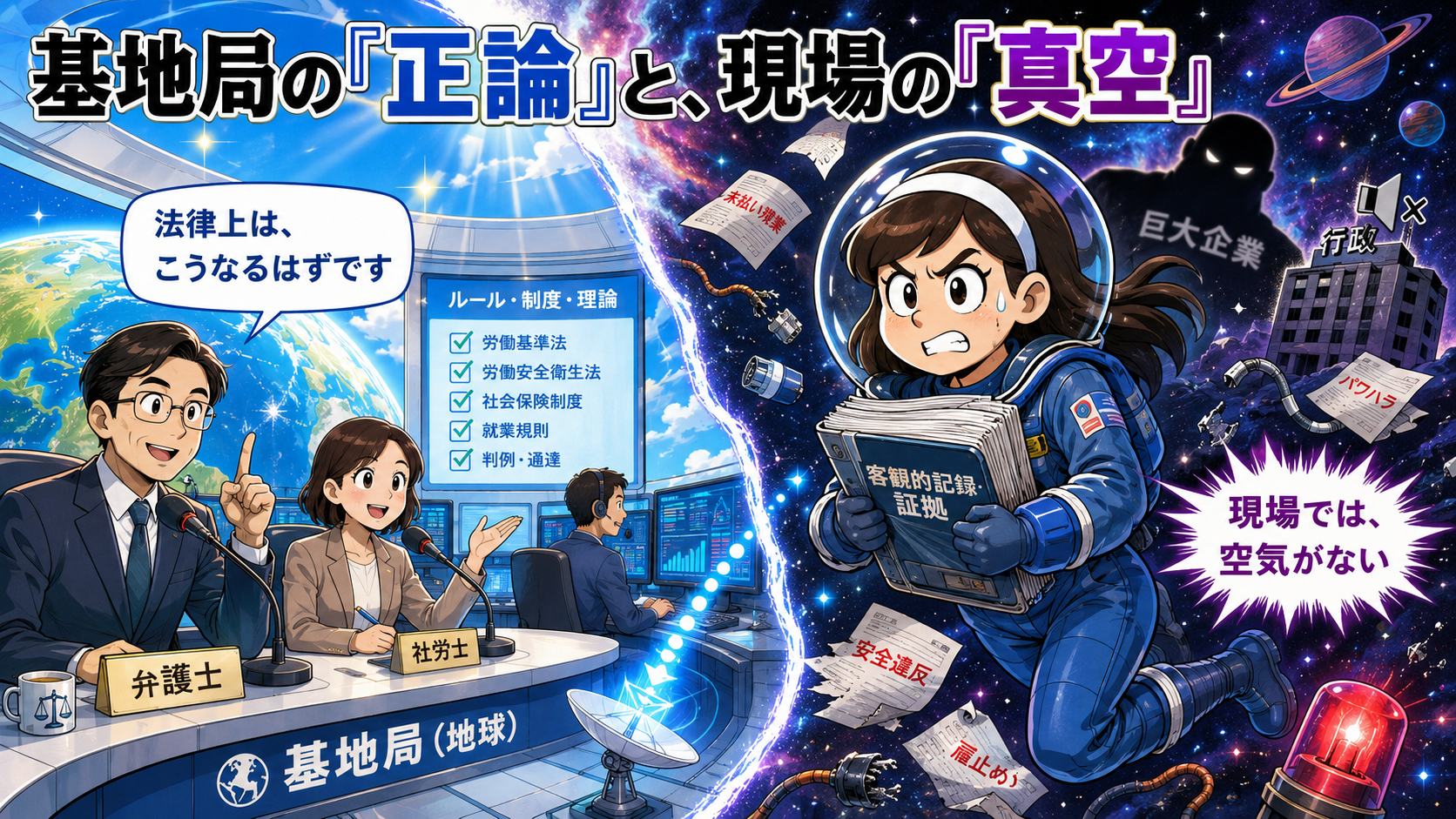 基地局の正論と、現場の真空